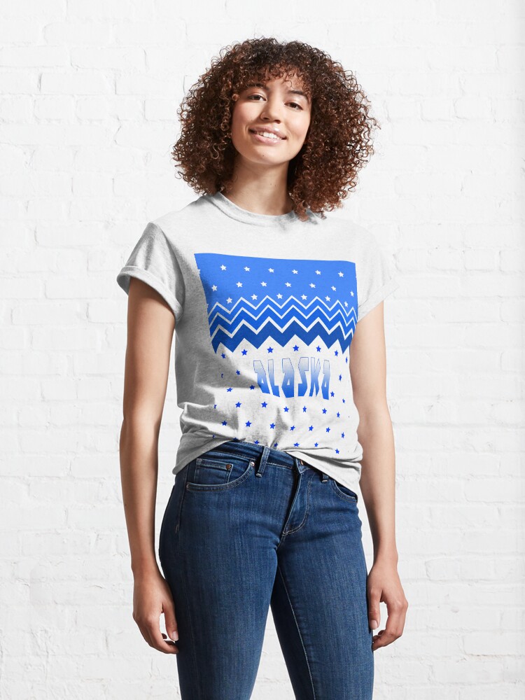 Alternate view of Snow Stars In Alaska 1 Classic T-Shirt