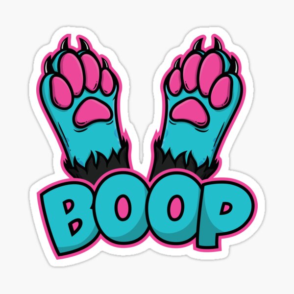 Artikel-Vorschau von Furry Fursona Fandom Zehenbohnen Füße Boop, designt und verkauft von Crush Retro®.