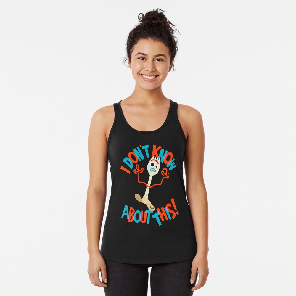 Discover Forky ,Comic , Movie  Racerback Tank Top