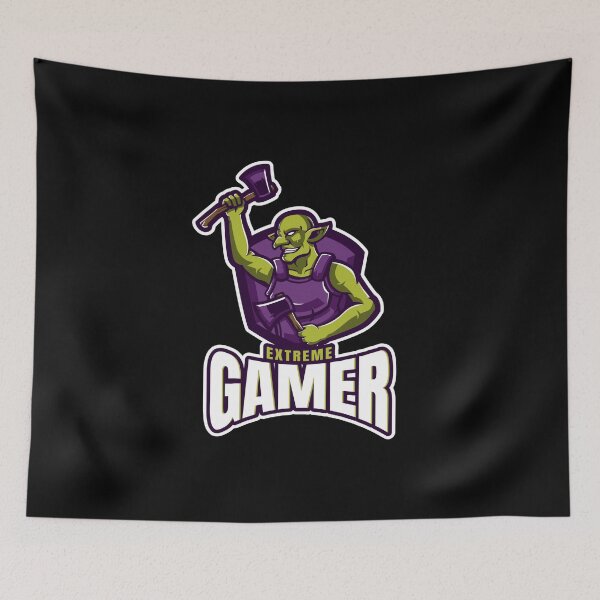 Item preview, Extreme Gamer with Frightful Goblin designed and sold by PRIVARSHU.