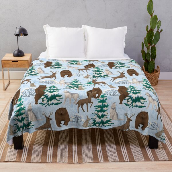 Item preview, Wild Animals In Winter SNowy designed and sold by SweetPea49.