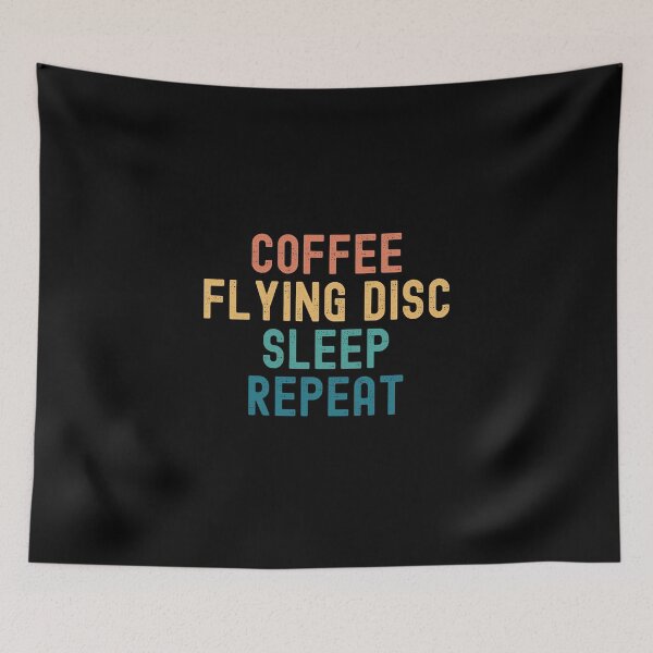 Item preview, Coffee Flying Disc Sleep Repeat - Funny Flying Disc & Coffee Gift designed and sold by kindxinn.