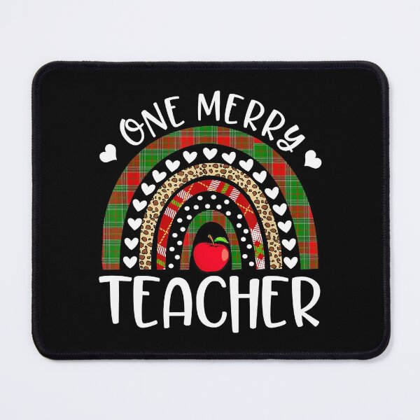 Item preview, One Merry Teacher Christmas Rainbow designed and sold by larryscott84.