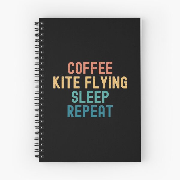 Item preview, Coffee Kite Flying Sleep Repeat - Funny Kite Flying & Coffee Gift designed and sold by kindxinn.
