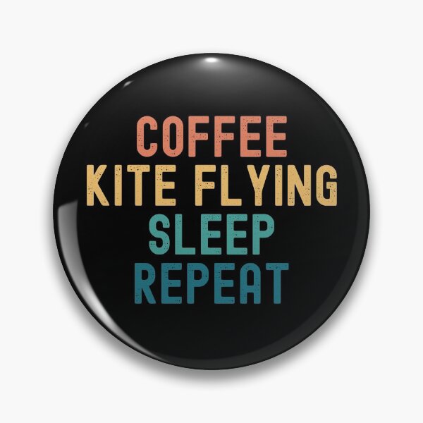 Item preview, Coffee Kite Flying Sleep Repeat - Funny Kite Flying & Coffee Gift designed and sold by kindxinn.