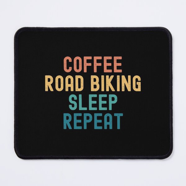 Item preview, Coffee Road Biking Sleep Repeat - Funny Road Biking & Coffee Gift designed and sold by kindxinn.