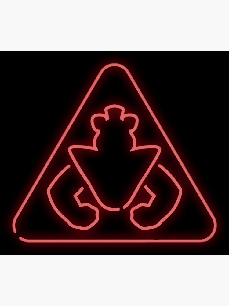 Security Breach Logo Five Nights At Freddy S FNAF Sticker   Flat,750x,075,f Pad,750x1000,f8f8f8 