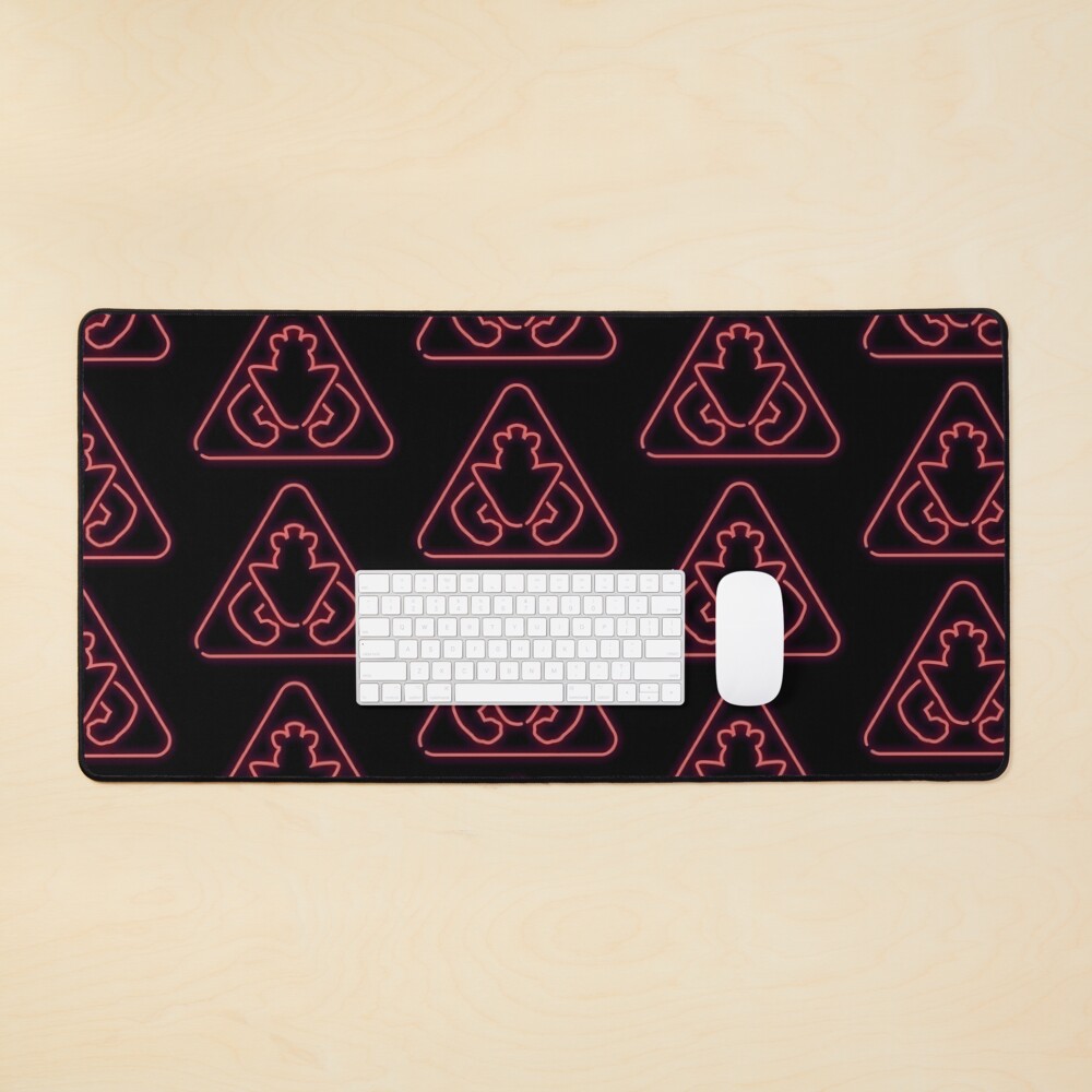 Security Breach Logo Five Nights At Freddys Fnaf Sticker Mouse Pad By Ashleepossum Redbubble