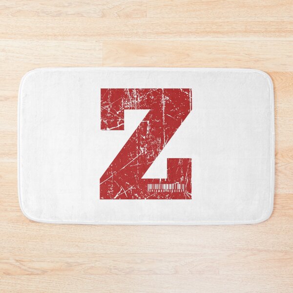 Item preview, Red Grunge Monogram Letter "Z" I Am Unique designed and sold by SunnyStreet.