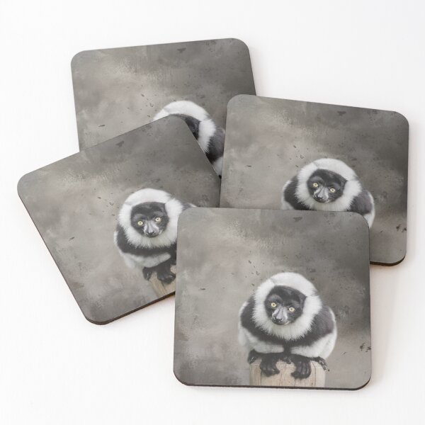 Item preview, Black and White Ruffed Lemur One designed and sold by Elisabeth Lucas.