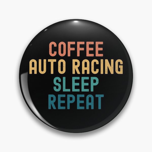 Item preview, Coffee Auto Racing Sleep Repeat - Funny Auto Racing & Coffee Gift designed and sold by kindxinn.