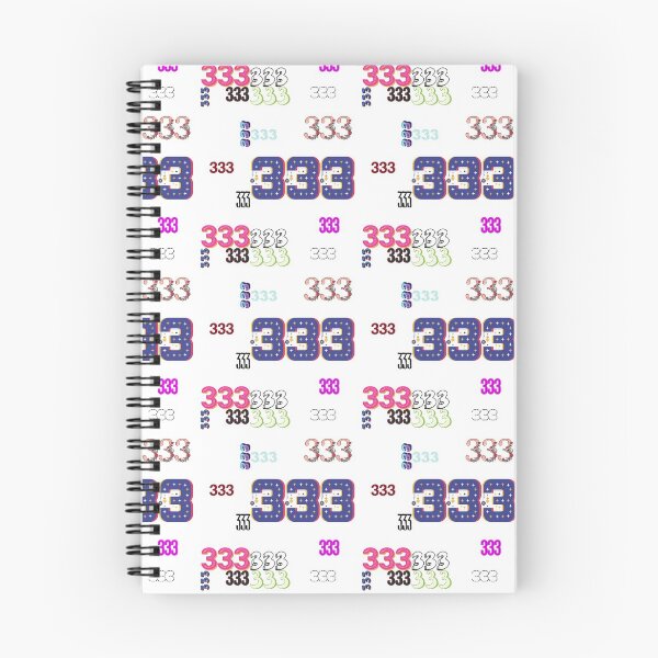 Item preview, 333 Angel Number Sequence Colorful Variety Sticker Pack, Numerology, Perfect Timing designed and sold by Black11Flamingo.