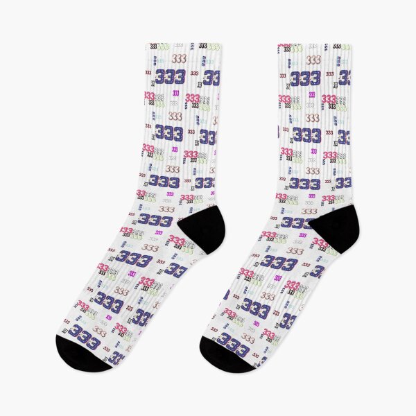 Item preview, 333 Angel Number Sequence Colorful Variety Sticker Pack, Numerology, Perfect Timing designed and sold by Black11Flamingo.