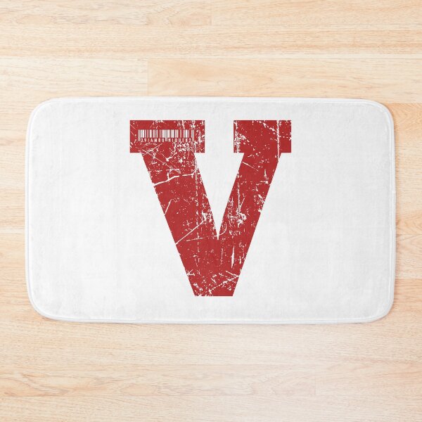 Item preview, Red Grunge Monogram Letter "V" I Am Unique designed and sold by SunnyStreet.