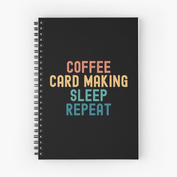 Item preview, Coffee Card Making Sleep Repeat - Funny Card Making & Coffee Gift designed and sold by kindxinn.