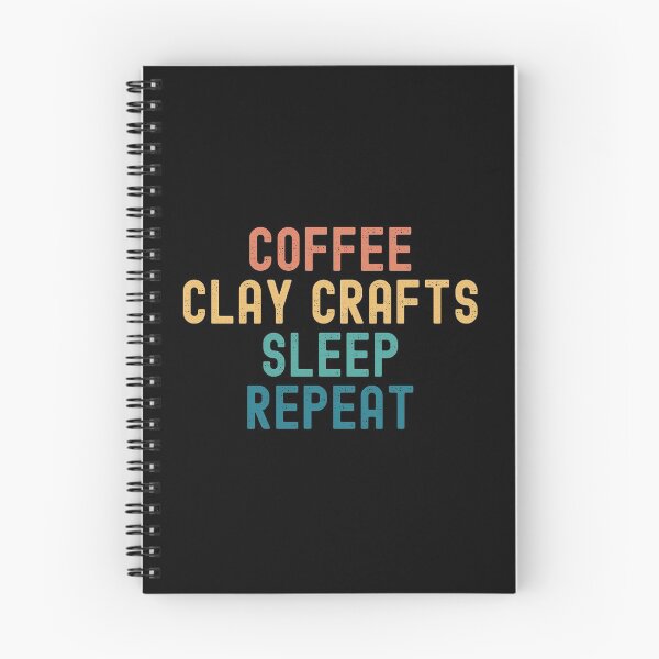 Item preview, Coffee Clay Crafts Sleep Repeat - Funny Clay Crafts & Coffee Gift designed and sold by kindxinn.