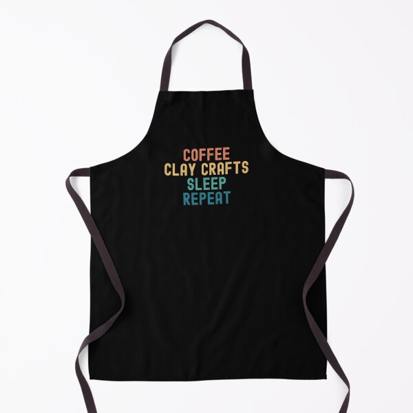Item preview, Coffee Clay Crafts Sleep Repeat - Funny Clay Crafts & Coffee Gift designed and sold by kindxinn.
