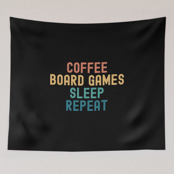 Item preview, Coffee Board Games Sleep Repeat - Funny Board Games & Coffee Gift designed and sold by kindxinn.