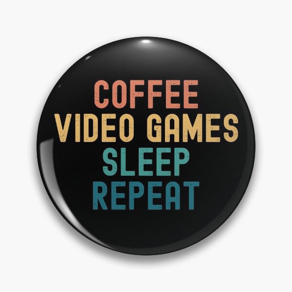 Item preview, Coffee Video Games Sleep Repeat - Funny Video Games & Coffee Gift designed and sold by kindxinn.