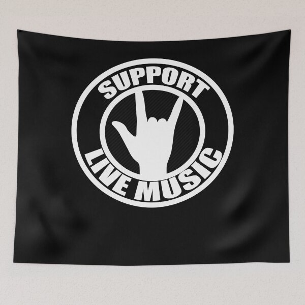 Item preview, Support-live-music Funny designed and sold by PatrickShawn9.