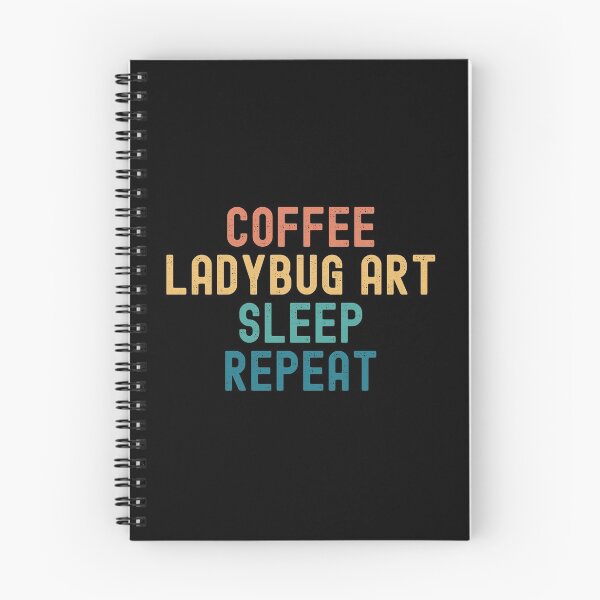 Item preview, Coffee Ladybug Art Sleep Repeat - Funny Ladybug Art & Coffee Gift designed and sold by kindxinn.