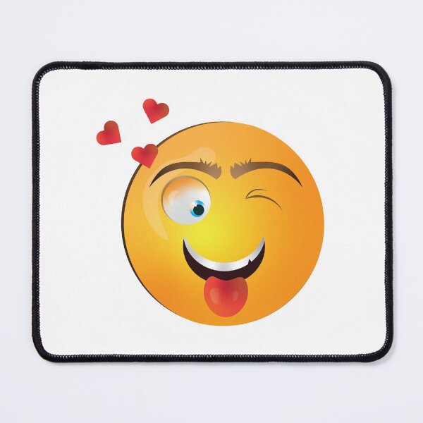Item preview, funny love emoji | funny emoji | tongue and winking eye emoji designed and sold by KARTICK DUTTA.