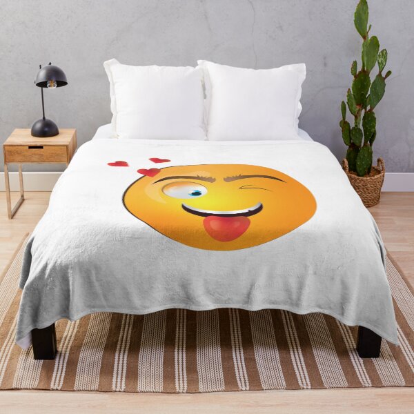 Item preview, funny love emoji | funny emoji | tongue and winking eye emoji designed and sold by KARTICK DUTTA.