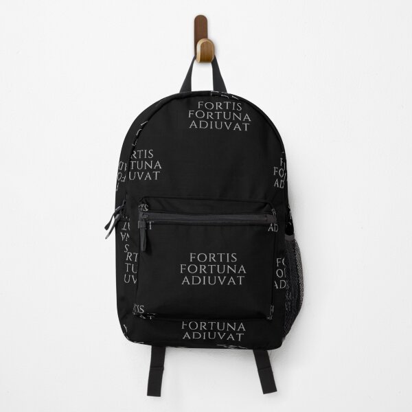Vista previa del artículo con la obra «Fortis Fortuna Adiuvat - Fortune Favors the Bold - Silver - Latin Phrases», diseñado y vendido por ElementJourney.