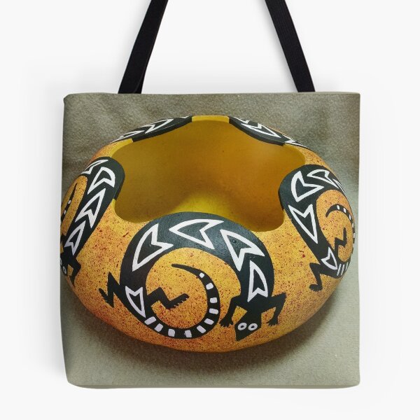 Item preview, Dancing Lizards Gourd designed and sold by DancingStarArt.