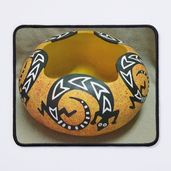 Item preview, Dancing Lizards Gourd designed and sold by DancingStarArt.