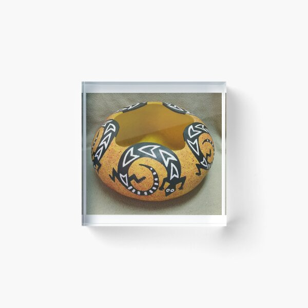 Item preview, Dancing Lizards Gourd designed and sold by DancingStarArt.