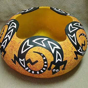 Artwork thumbnail, Dancing Lizards Gourd by DancingStarArt