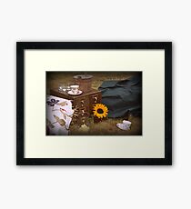 vintage wedding Framed Print