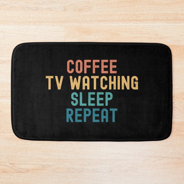 Item preview, Coffee Tv Watching Sleep Repeat - Funny Tv Watching & Coffee Gift designed and sold by kindxinn.