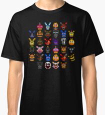 NEW - FNAF Multiple Animatronics - (Dec 2016) - Pixel art Classic T-Shirt