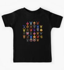 NEW - FNAF Multiple Animatronics - (Dec 2016) - Pixel art Kids T-Shirt