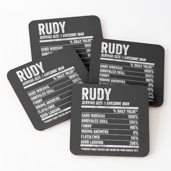 Item preview, Mens Rudy Nutrition Personalized Name Shirt Funny Name Facts Premium T-Shirt designed and sold by King7778.
