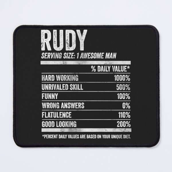 Item preview, Mens Rudy Nutrition Personalized Name Shirt Funny Name Facts Premium T-Shirt designed and sold by King7778.