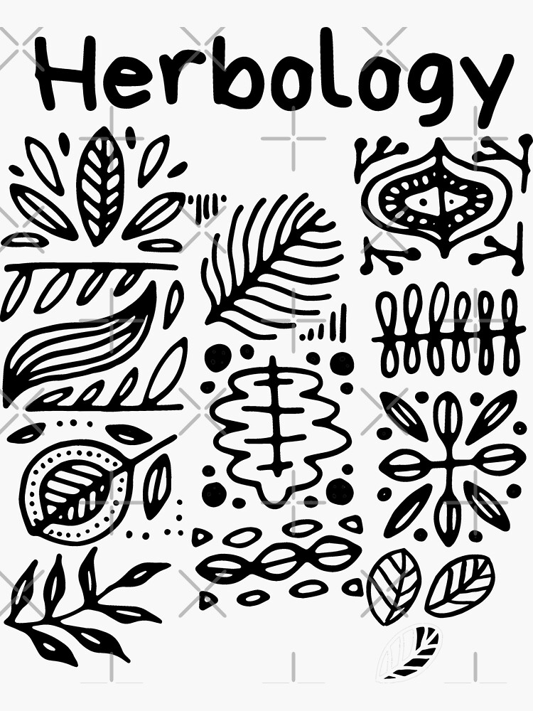 "Herbology" Sticker by arorpalak Redbubble