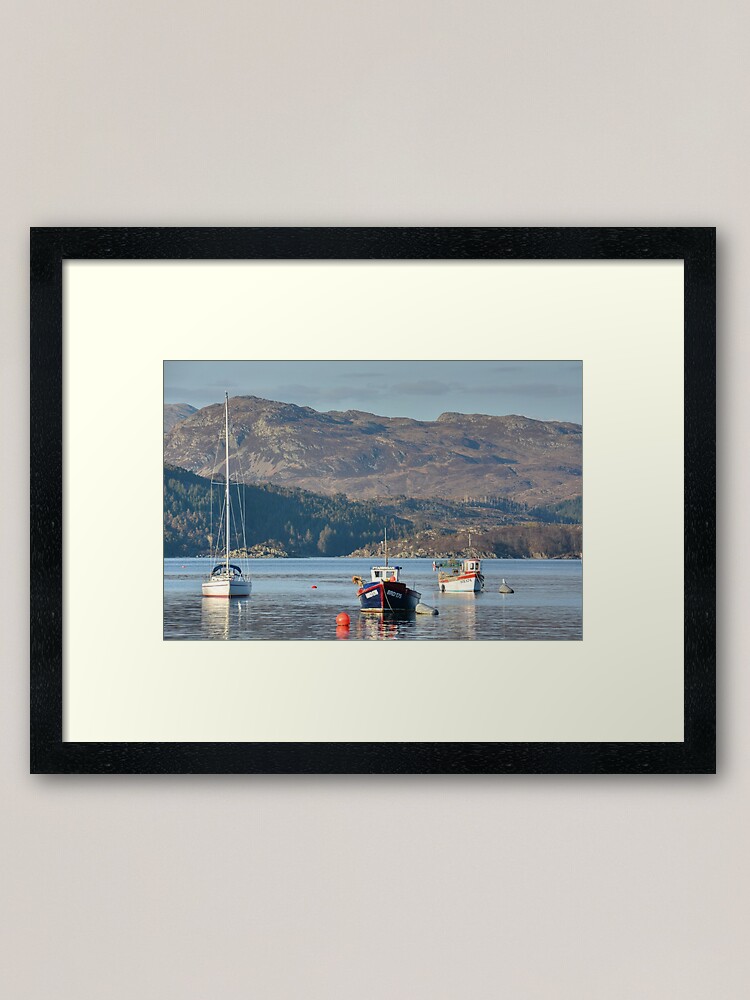 Alternate view of Plockton Bay, Highlands, Scotland Framed Art Print