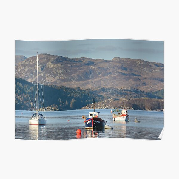Plockton Bay, Highlands, Scotland Poster