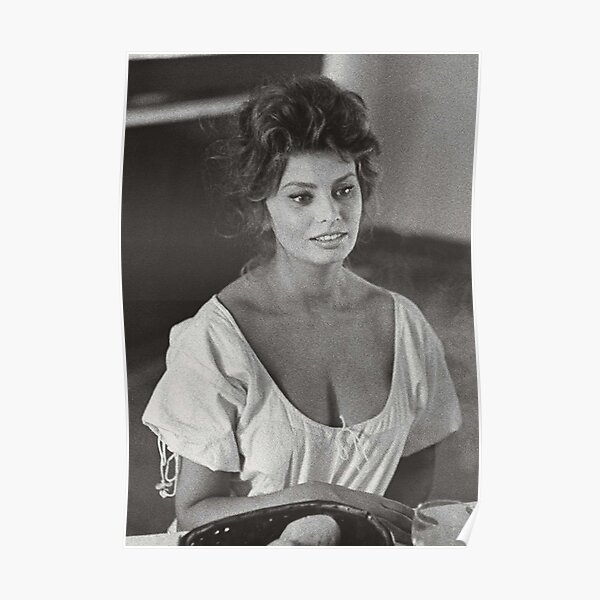 "SOPHIA LOREN " Poster for Sale by pryanjoseph Redbubble
