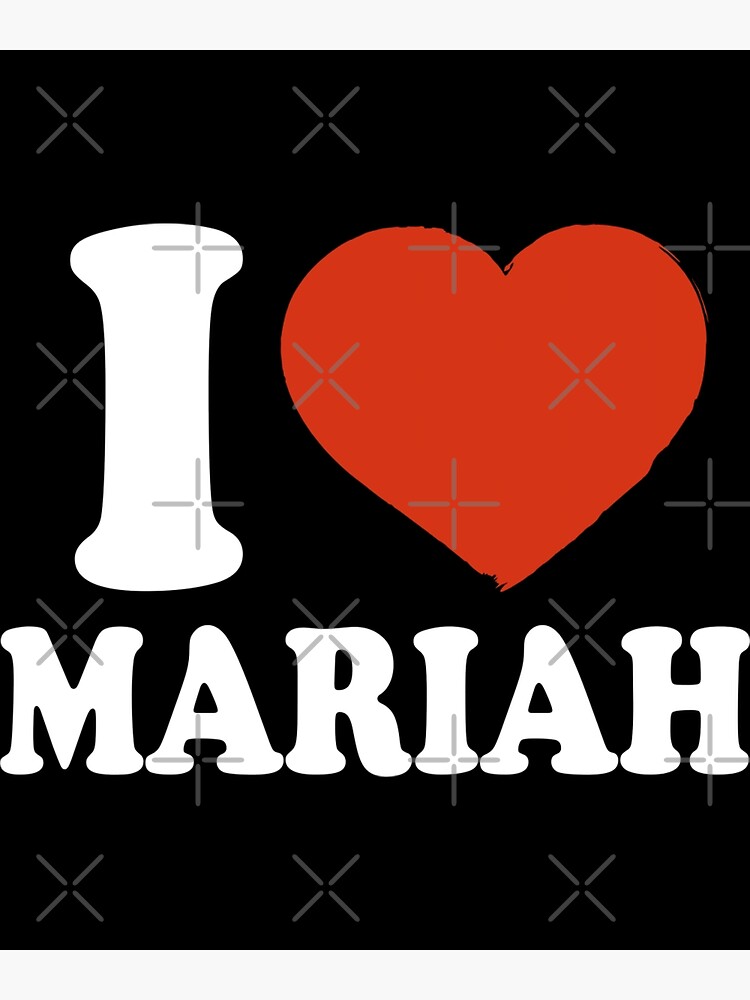 Discover i love mariah Greeting Card