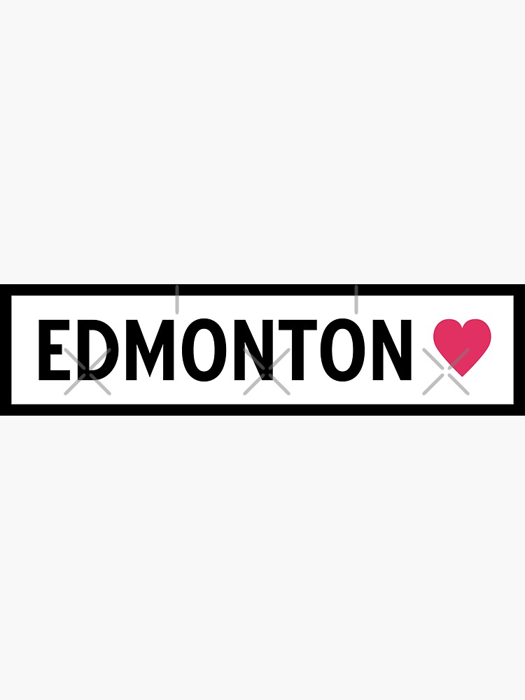 "Edmonton" Sticker by alison4 Redbubble