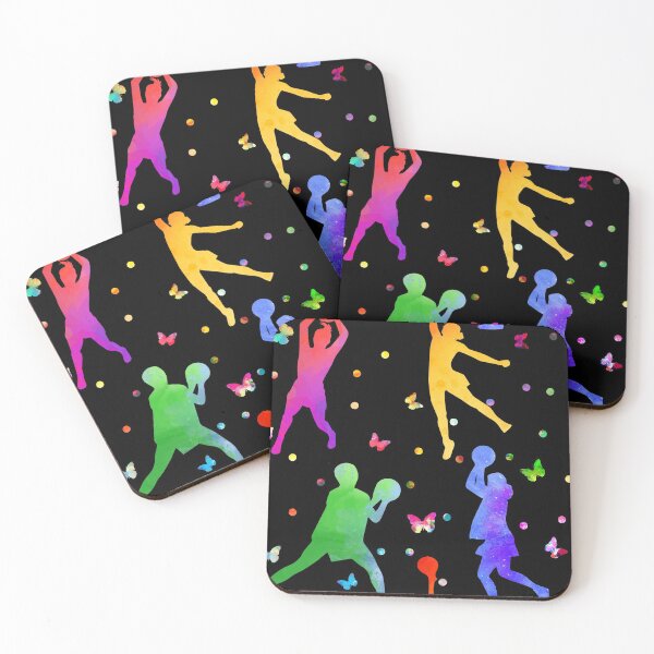 Item preview, Netball Watercolor Pattern designed and sold by LittleShop79.