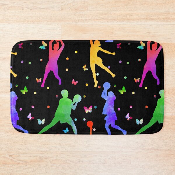 Item preview, Netball Watercolor Pattern designed and sold by LittleShop79.