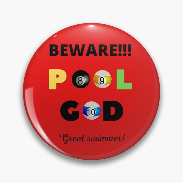 Item preview, Beware! Pool God! Great Swimmer! designed and sold by GetGoodGerry.