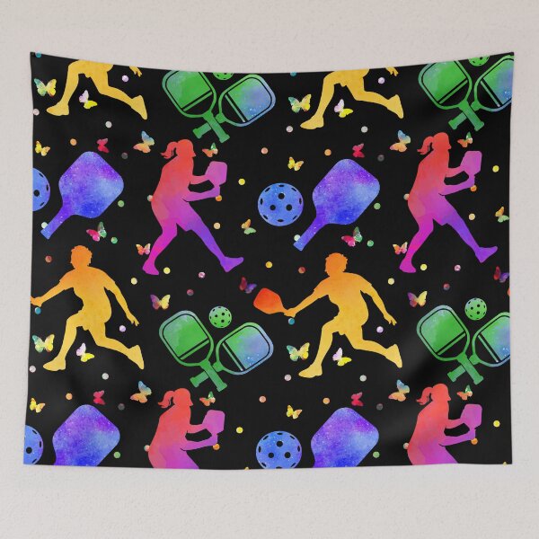 Item preview, Pickleball Watercolor Pattern designed and sold by LittleShop79.
