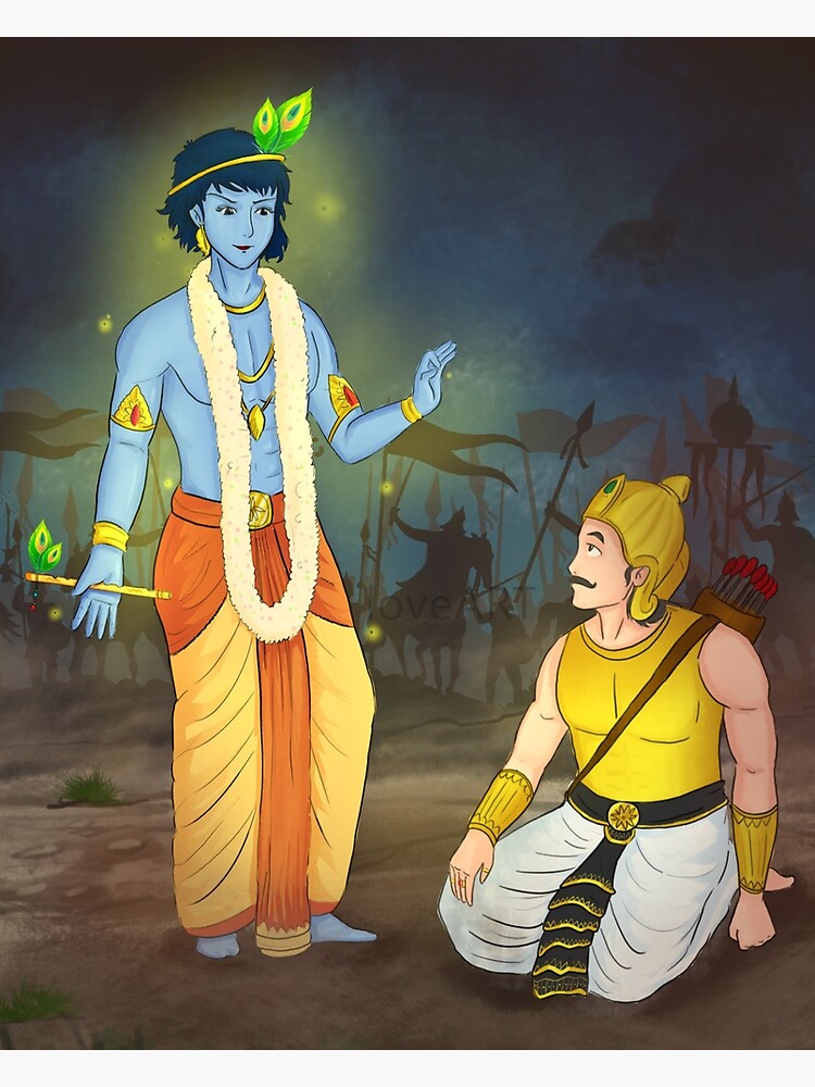 Krishna and arjun by Manish21artist on DeviantArt