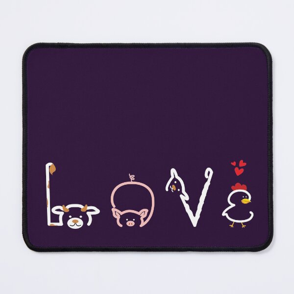 Item preview, LOVE from Cow, Pig, Sheep and Chicken, For who love animal and be Vegetarian designed and sold by koonam.